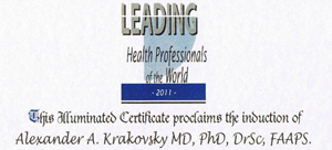 Leading Health Professional of the world